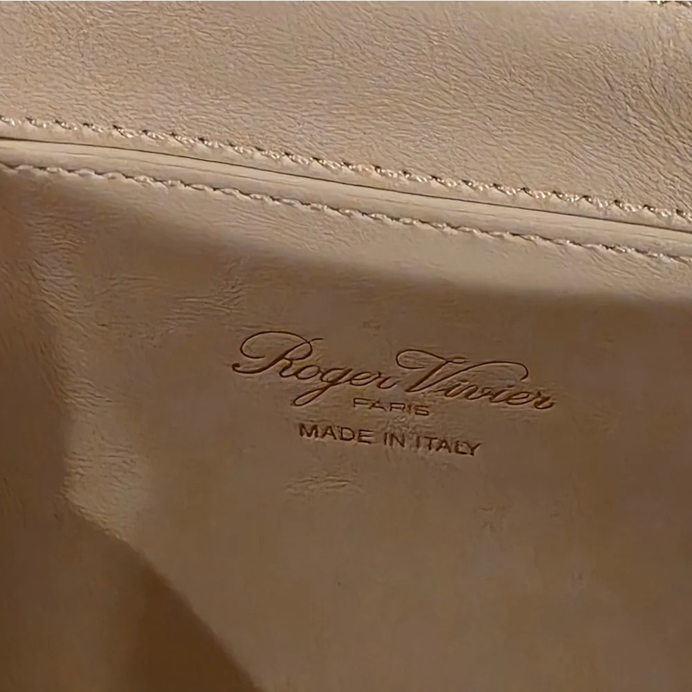 NWT Roger Vivier Choc Mini Shopping Bag